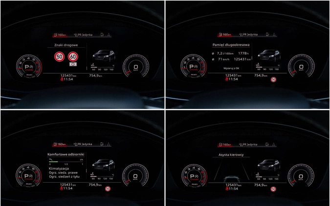 Audi A5 cena 152900 przebieg: 125431, rok produkcji 2022 z Chodzież małe 781